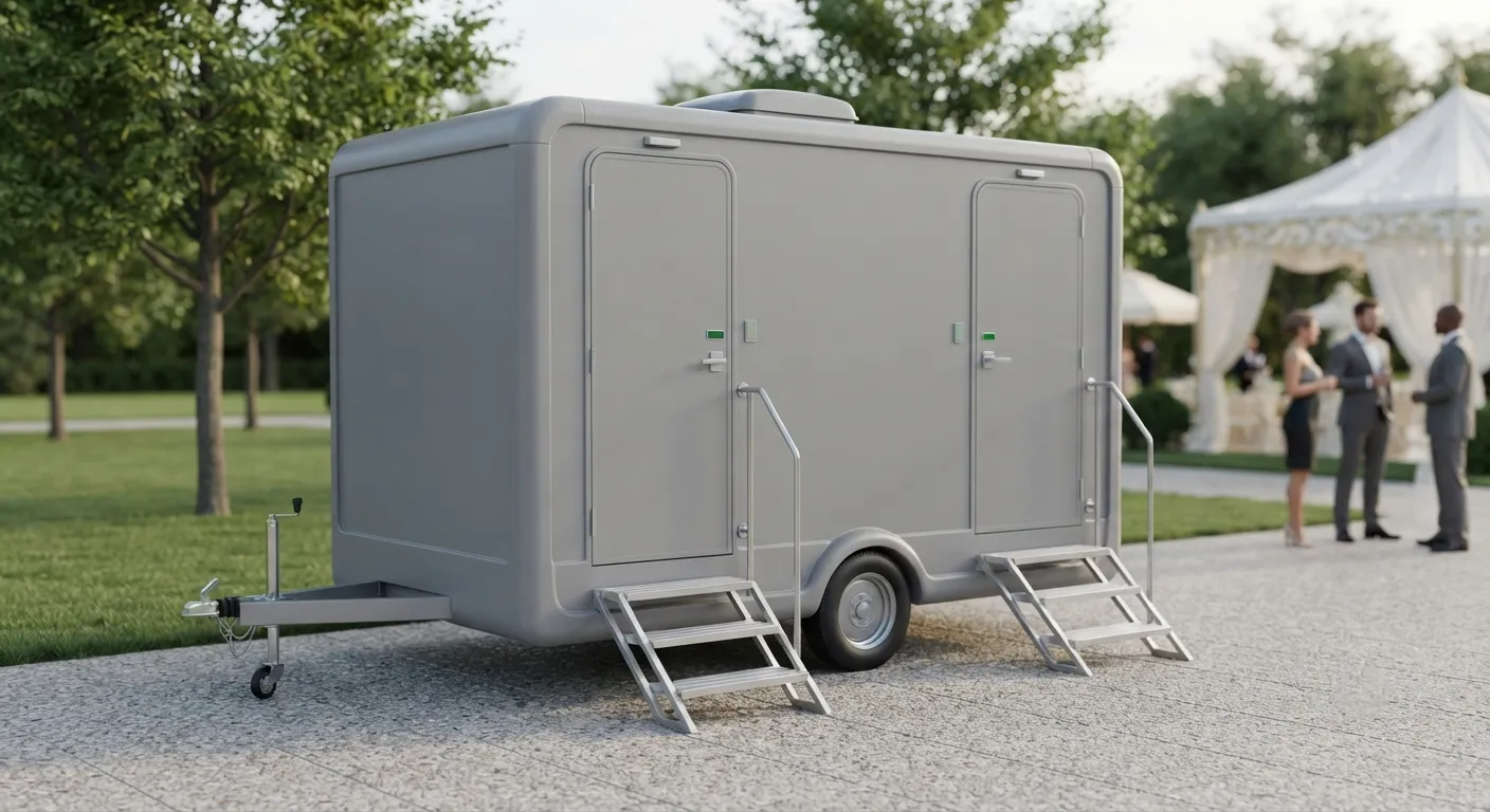 2 Stall Restroom Trailer in Providence, RI