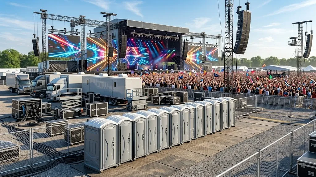 Concert Restroom Rental in Providence, RI